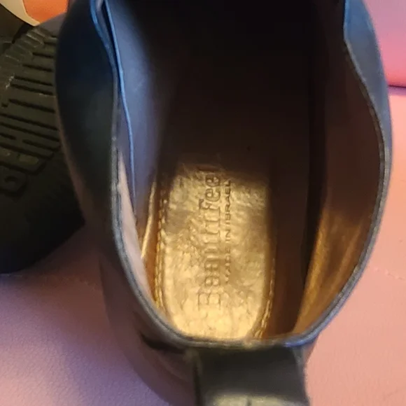 BeautiFeel Black Leather Buttoned Ankle Booties, GUC - Picture 6 of 11